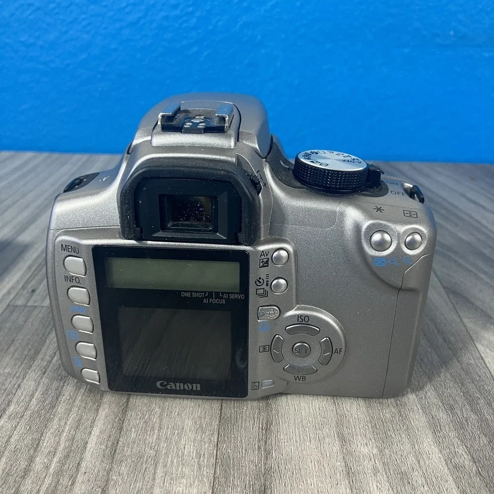 Canon EOS Digital Rebel DSLR Camera w/ EF-S 18-55mm Lens, Battery, Charger & Bag